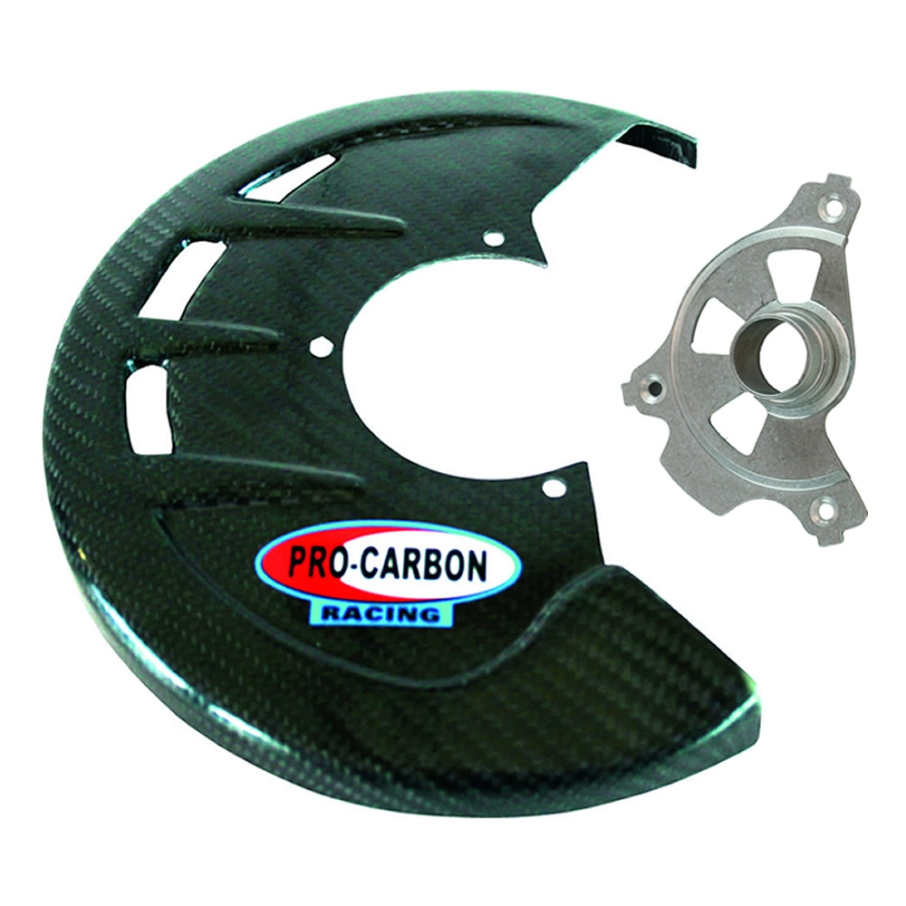 Pro-Carbon Racing Protège Disque de Frein  Carbone, Avant, KTM SX/SX-F/EXC/EXC-F 04-14