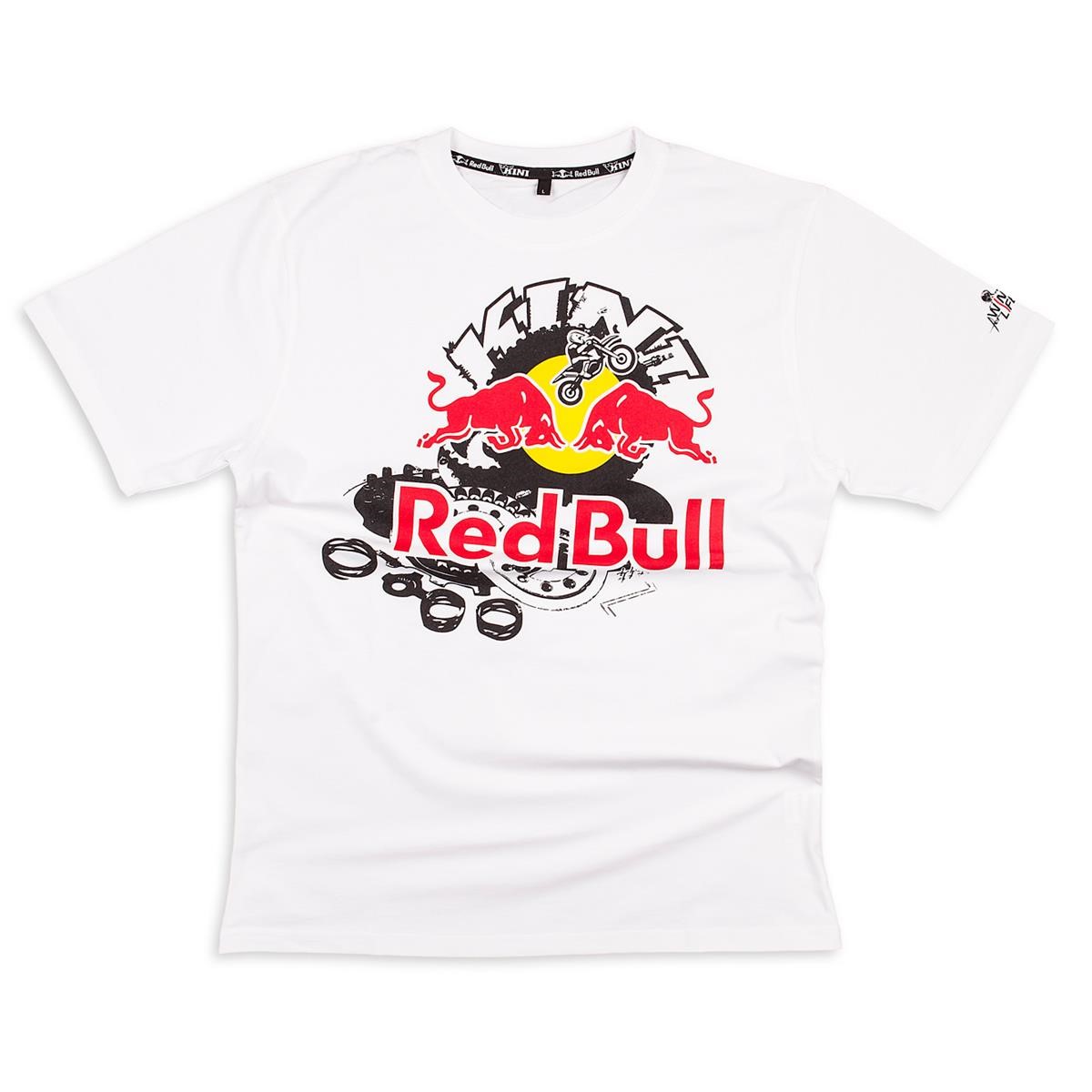 Kini Red Bull T-Shirt Motorparts Weiß