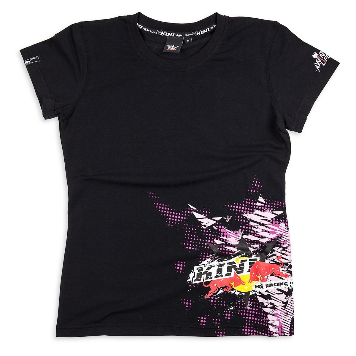 Kini Red Bull Girls T-Shirt Shiftet Schwarz