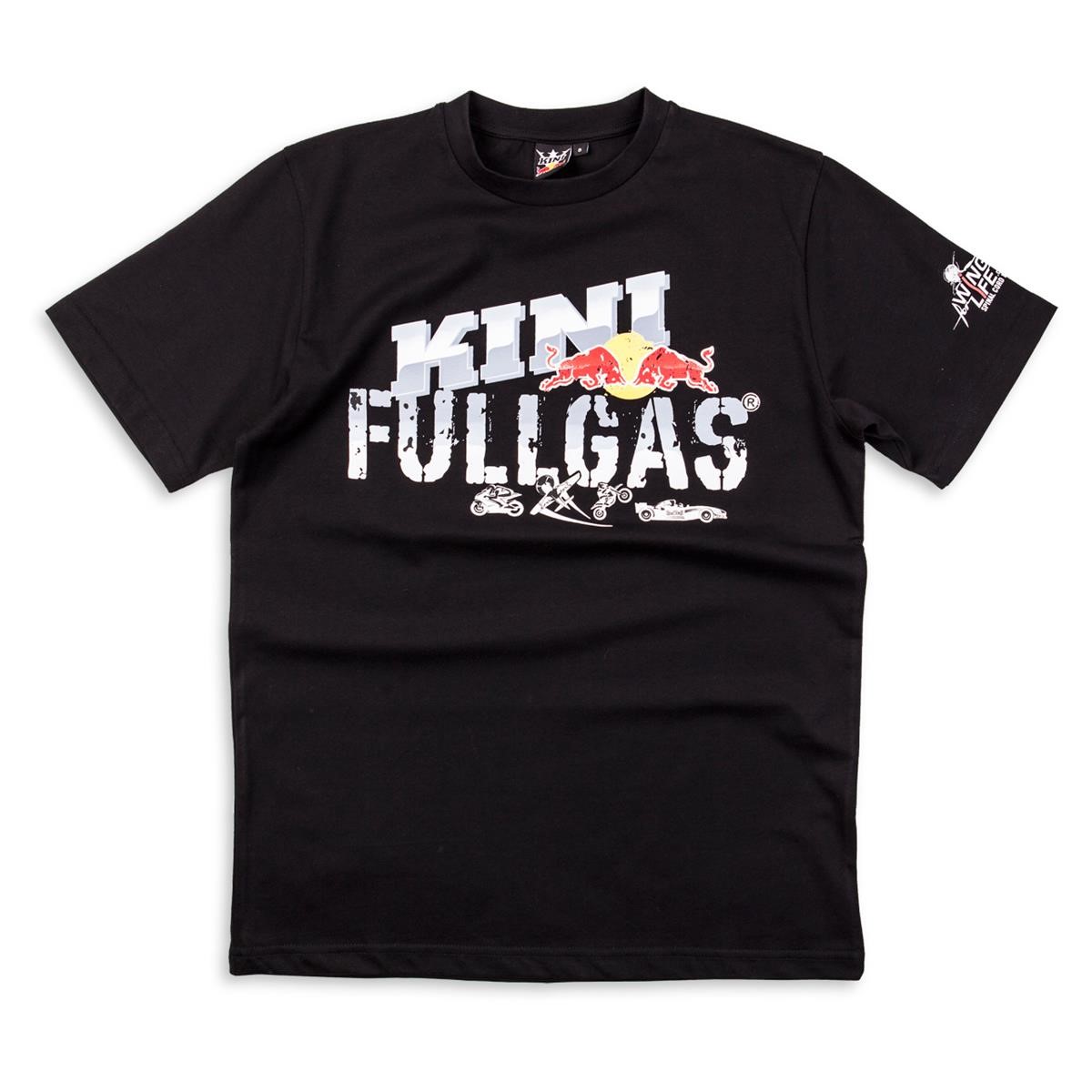 Kini Red Bull Kids T-Shirt Fullgas Black