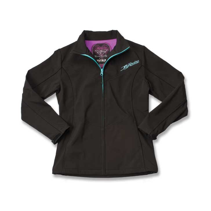 Fly Racing Girls Jacket Double Agent Black