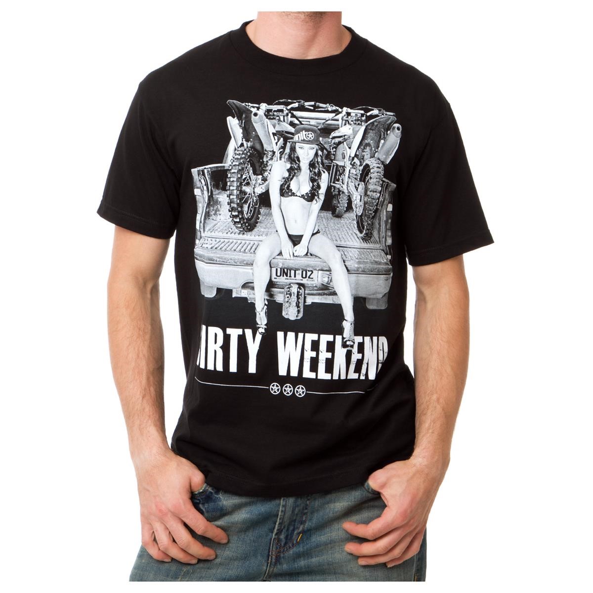 Unit T-Shirt Dirty Weekend Schwarz