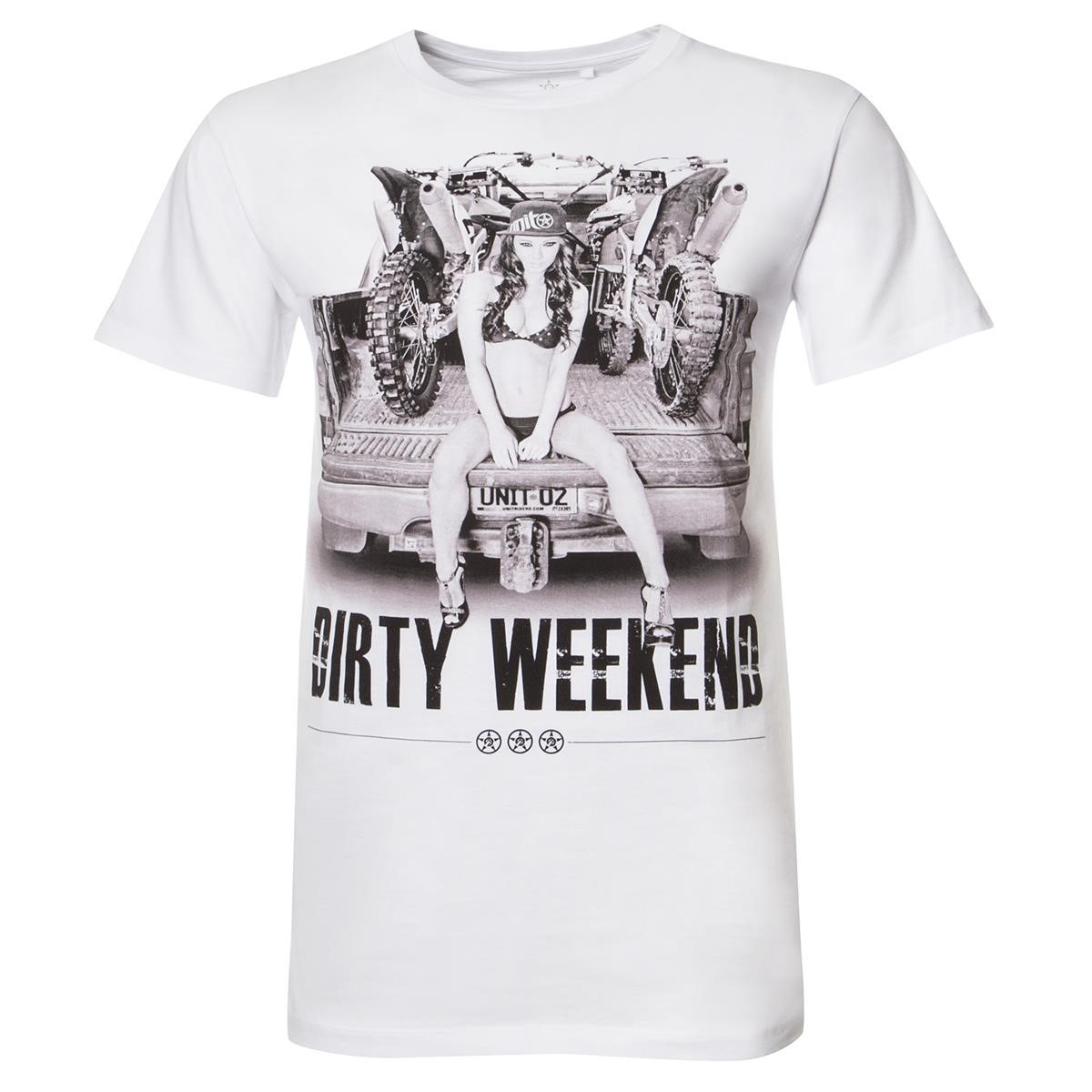 Unit T-Shirt Dirty Weekend Weiß