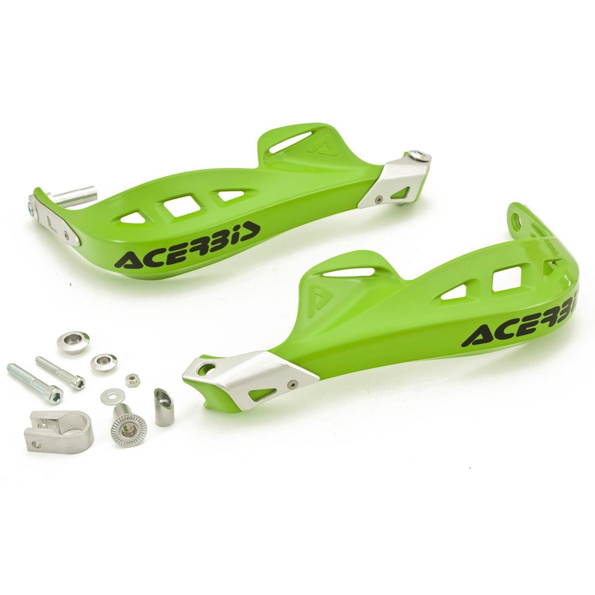 Acerbis Handguards Rally Impact Green, incl. Mounting Kit
