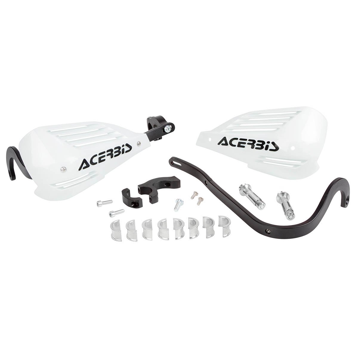Acerbis Handguards Endurance White, incl. Mounting Kit
