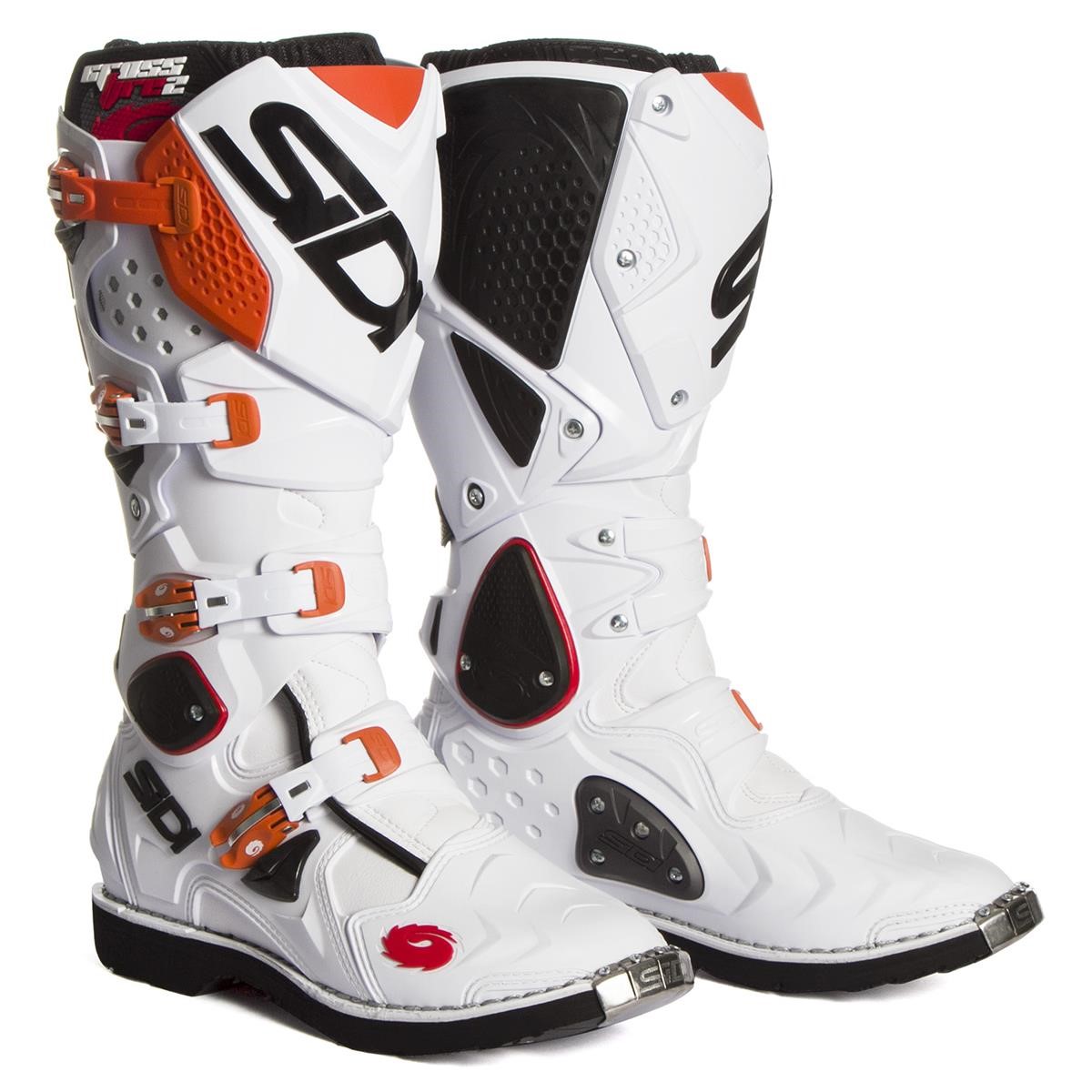 Sidi MX Boots Crossfire 2 White/Orange