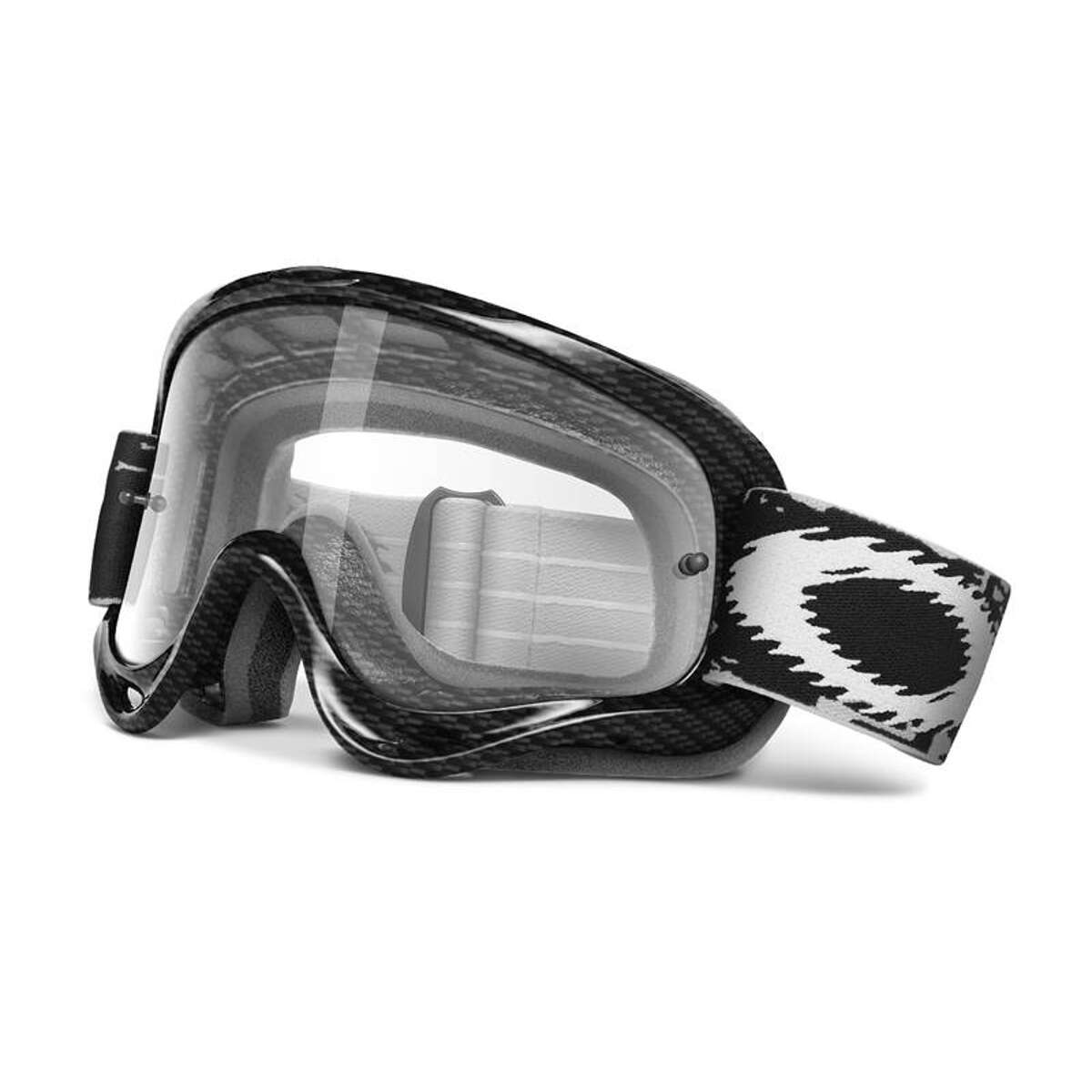 Oakley Bimbo Maschera XS O Frame True Carbon Fiber - Clear Anti-Fog
