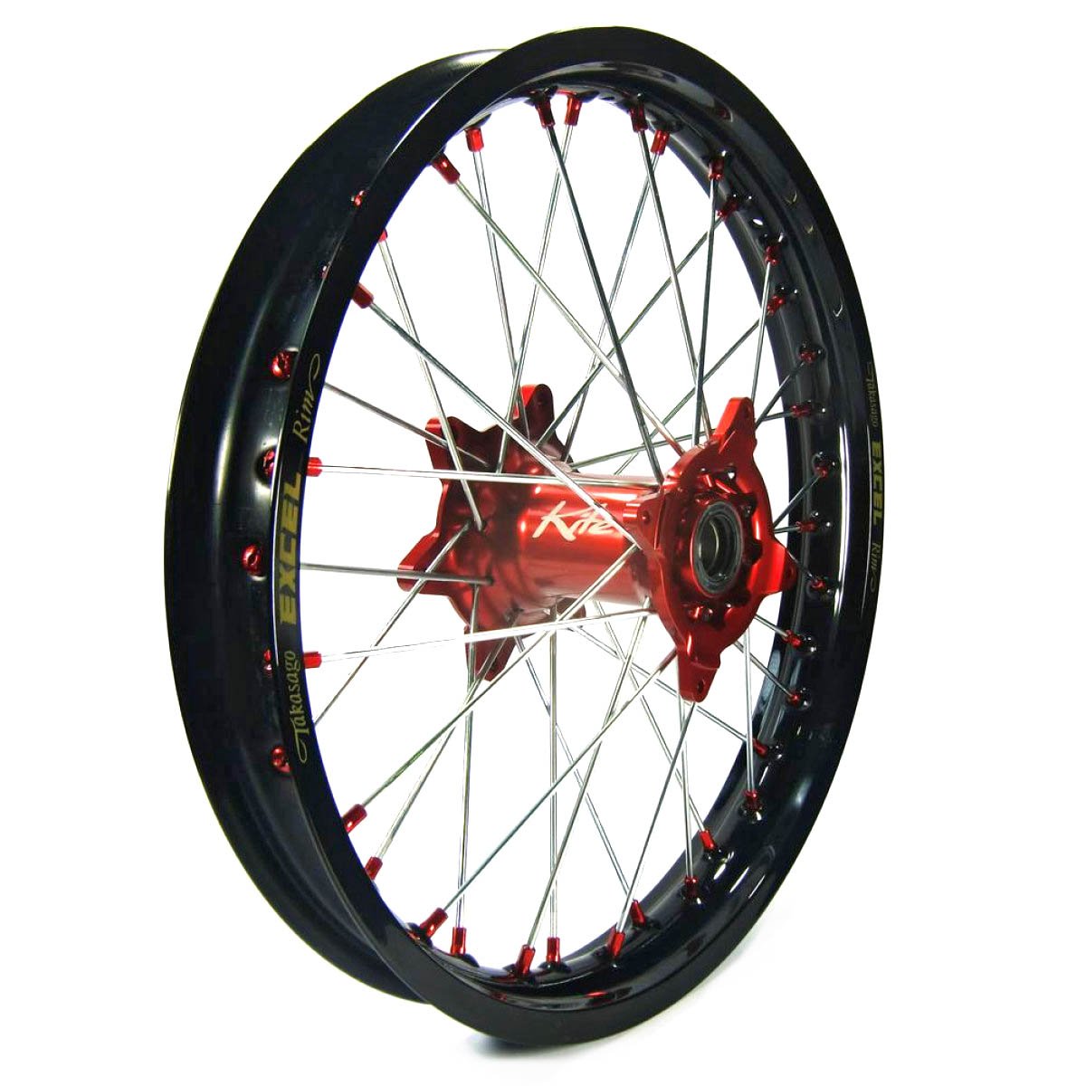Kite Performance Rear Wheel MX-EN Elite Red, 1.85 x 19 inch, Honda CR 125/250, CRF/CRF-X 250