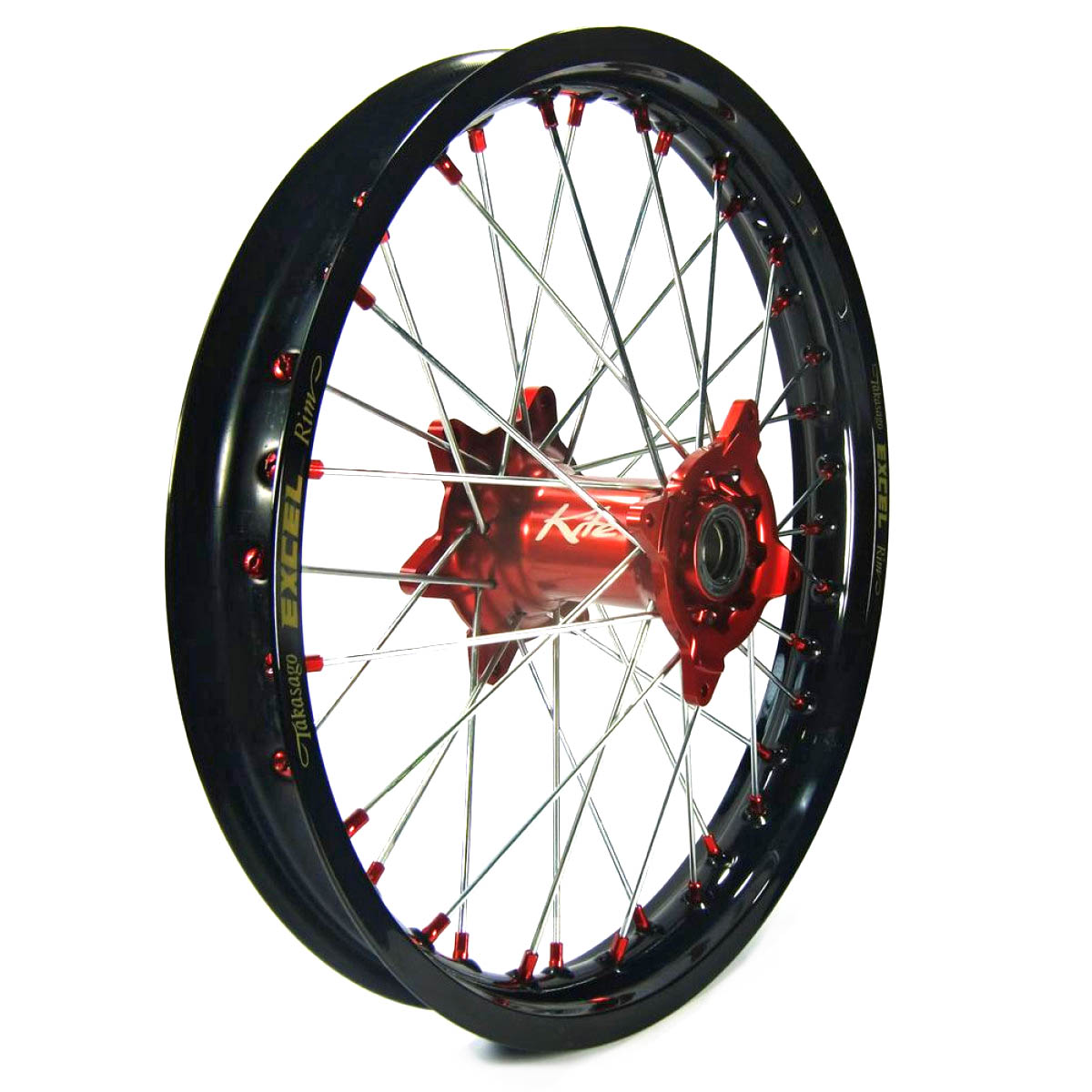 Kite Performance Rear Wheel MX-EN Elite Red, 2.15 x 18 inch, Honda CR 125/250, CRF/CRF-X 250