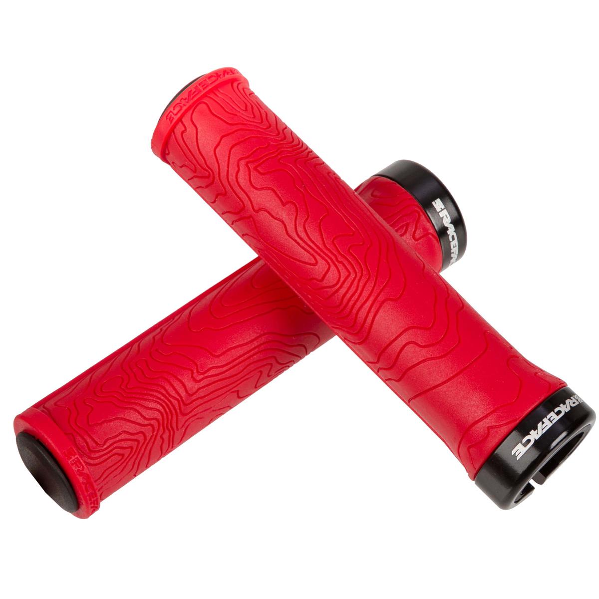 Race Face MTB Grips Half Nelson Lock-On Red, 134 mm