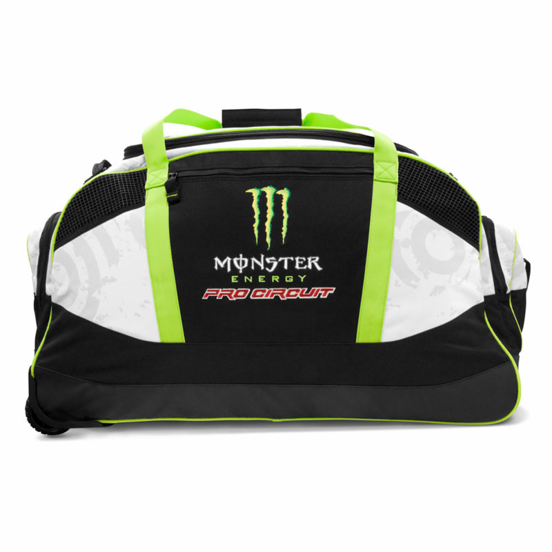 Pro Circuit MX Gear Bag Truck Monster Roller Bag Black/White