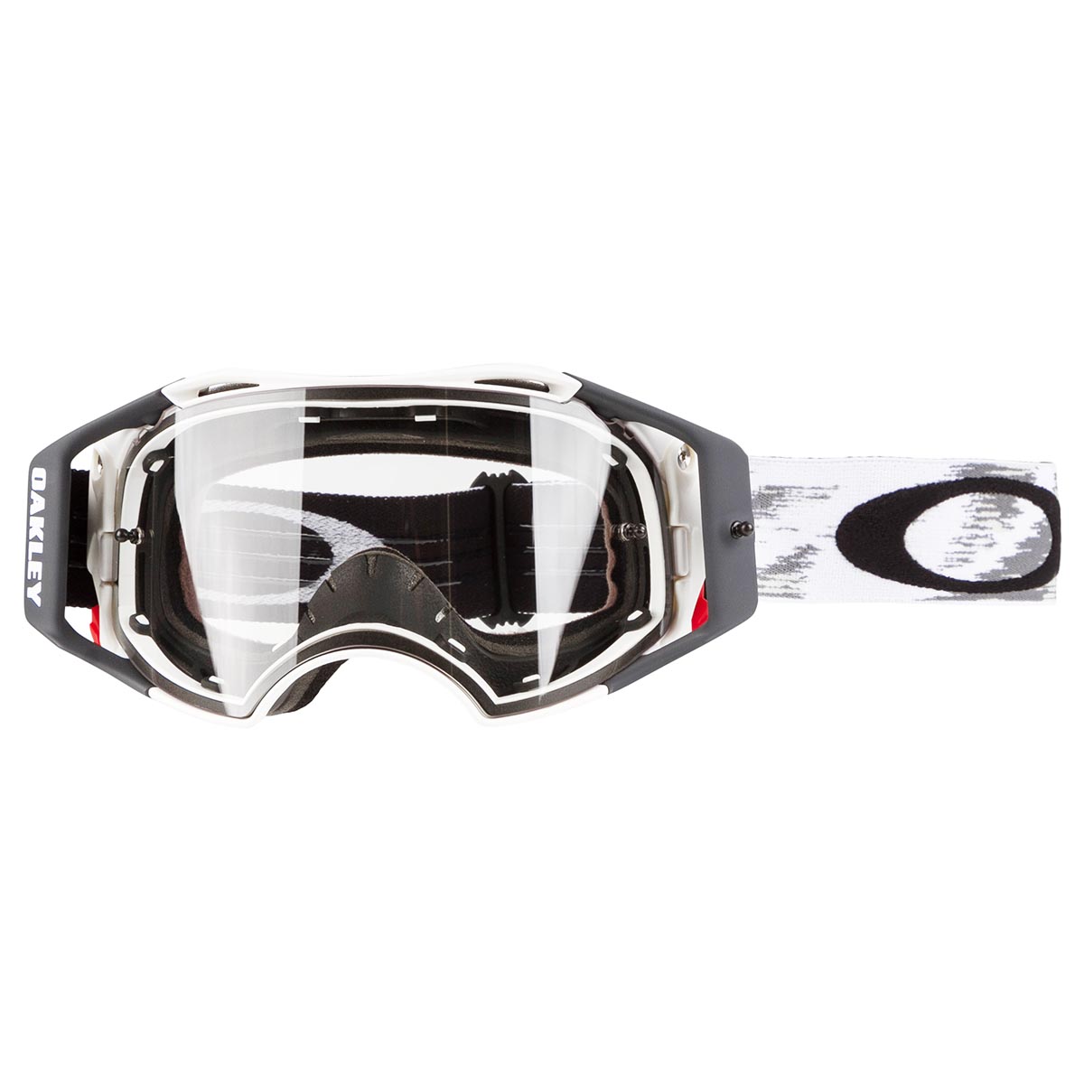 Oakley Goggle Airbrake MX Matte White Speed - Clear Anti-Fog