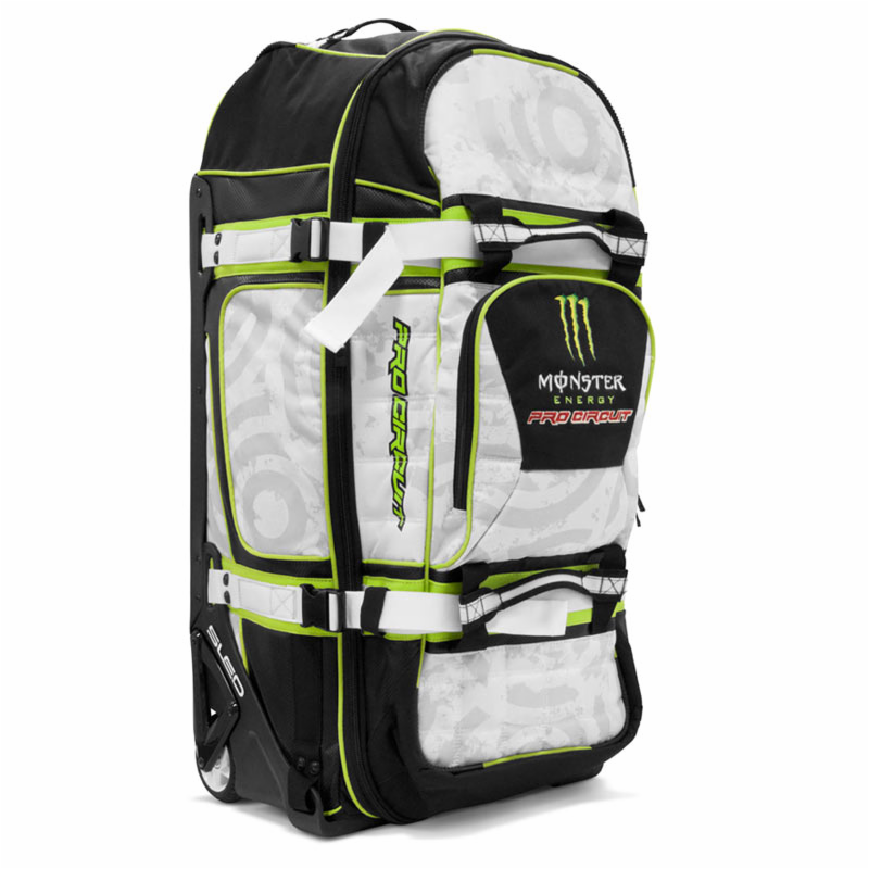 Pro Circuit MX Gear Bag Rig Monster Roller Bag Black/White