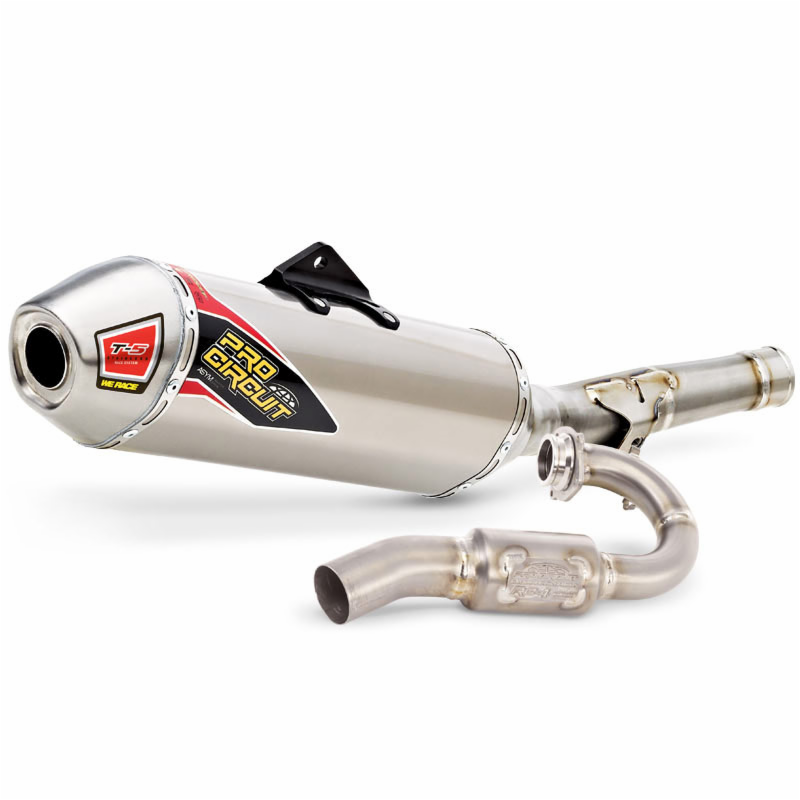 Pro Circuit Exhaust System T-5 GP Slip On Stainless steel/Aluminium/Stainless steel, KTM SXF 250 11-12, EXC-F 250 13