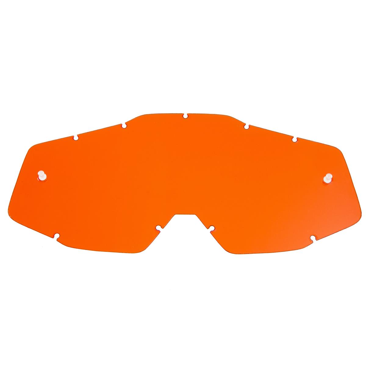 100% Replacement Lens Racecraft / Accuri / Strata Orange - Antifog