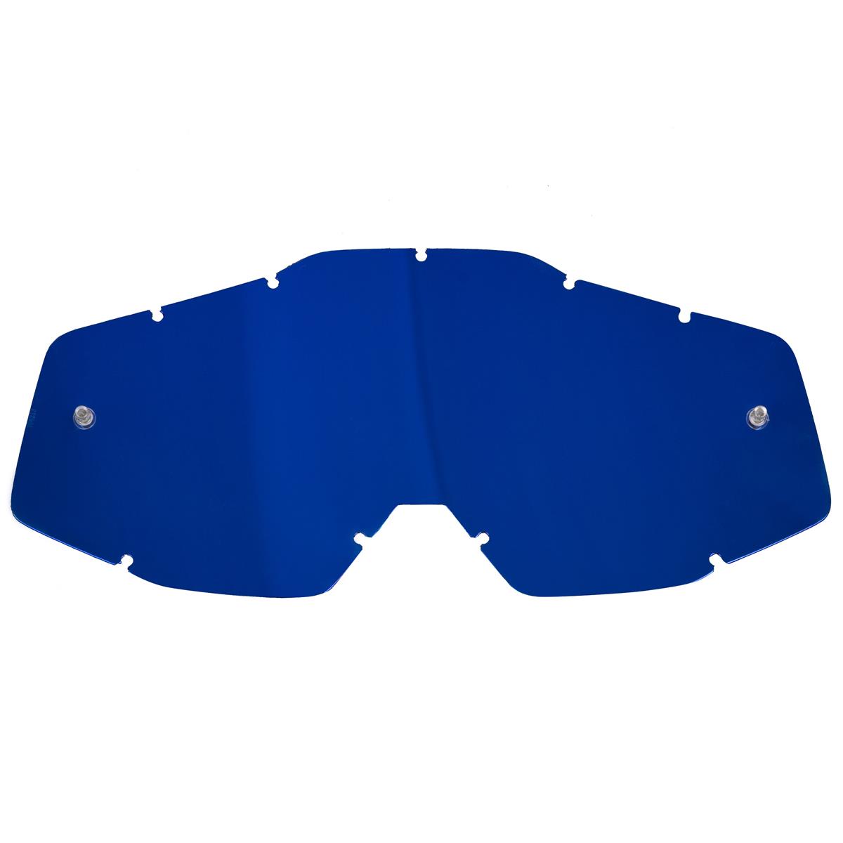 Strata Ersatzscheibe MX Brille Ersatzglas blau für 100% Racecraft Accuri 