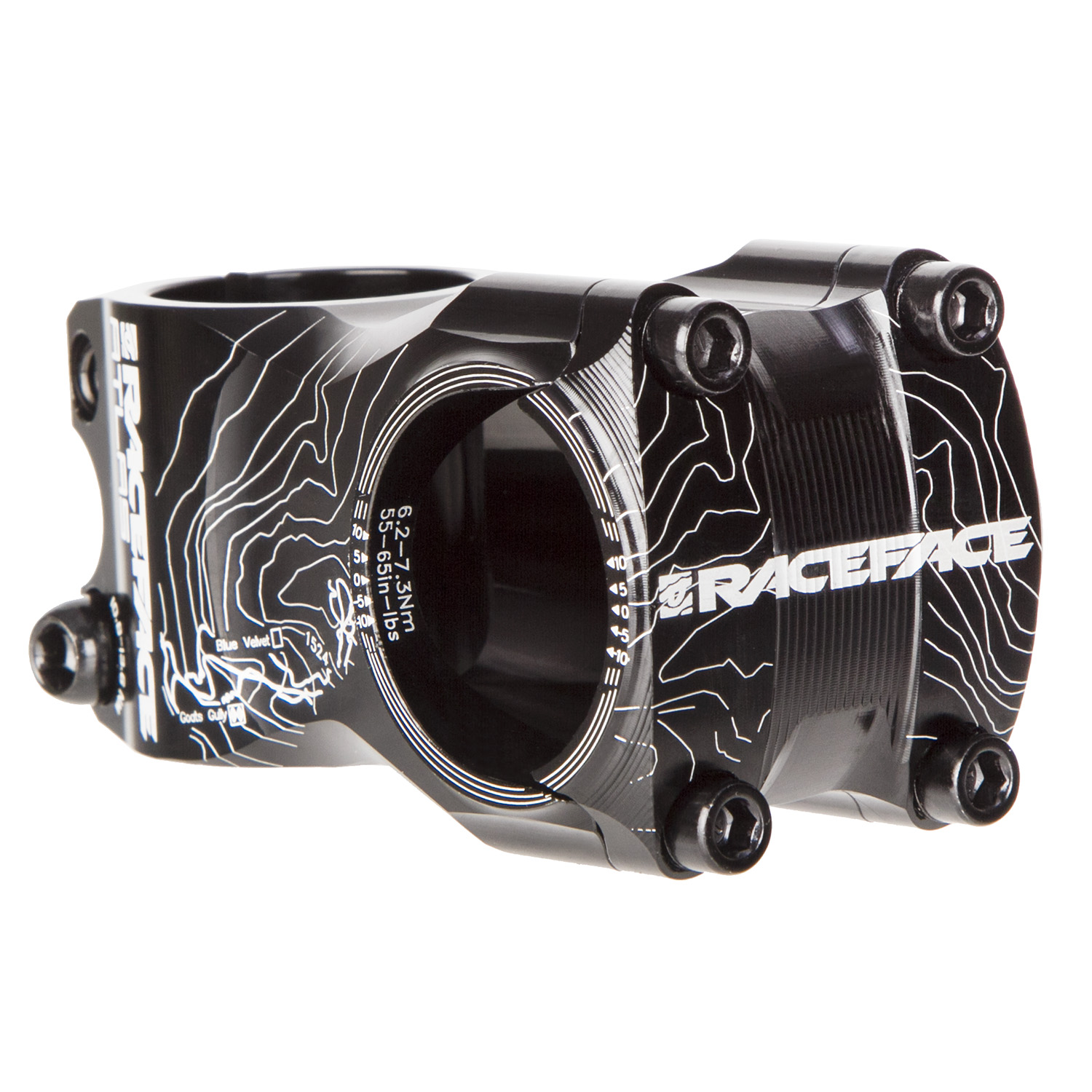 Race Face MTB-Vorbau Atlas Schwarz, 31.8 mm, 50 mm Vorlauf