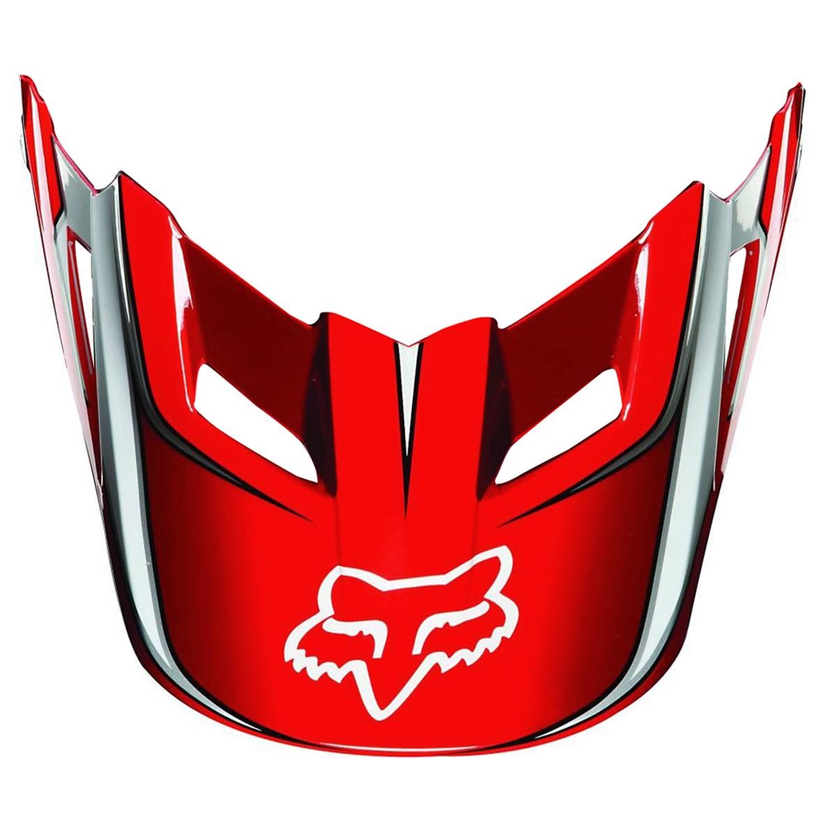 Fox Helmschild V1 Race - Rot