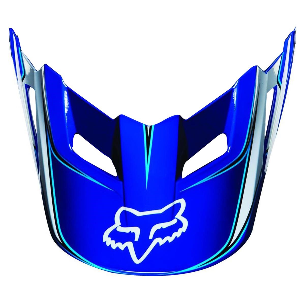 Fox Helmschild V1 Race - Blau
