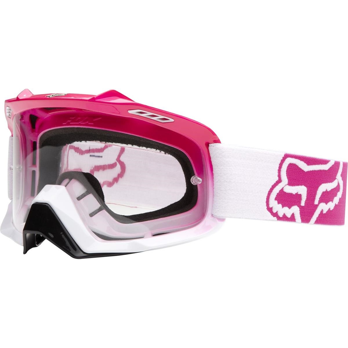 Fox Maschera AIRSPC Hot Pink/White Fade -Clear
