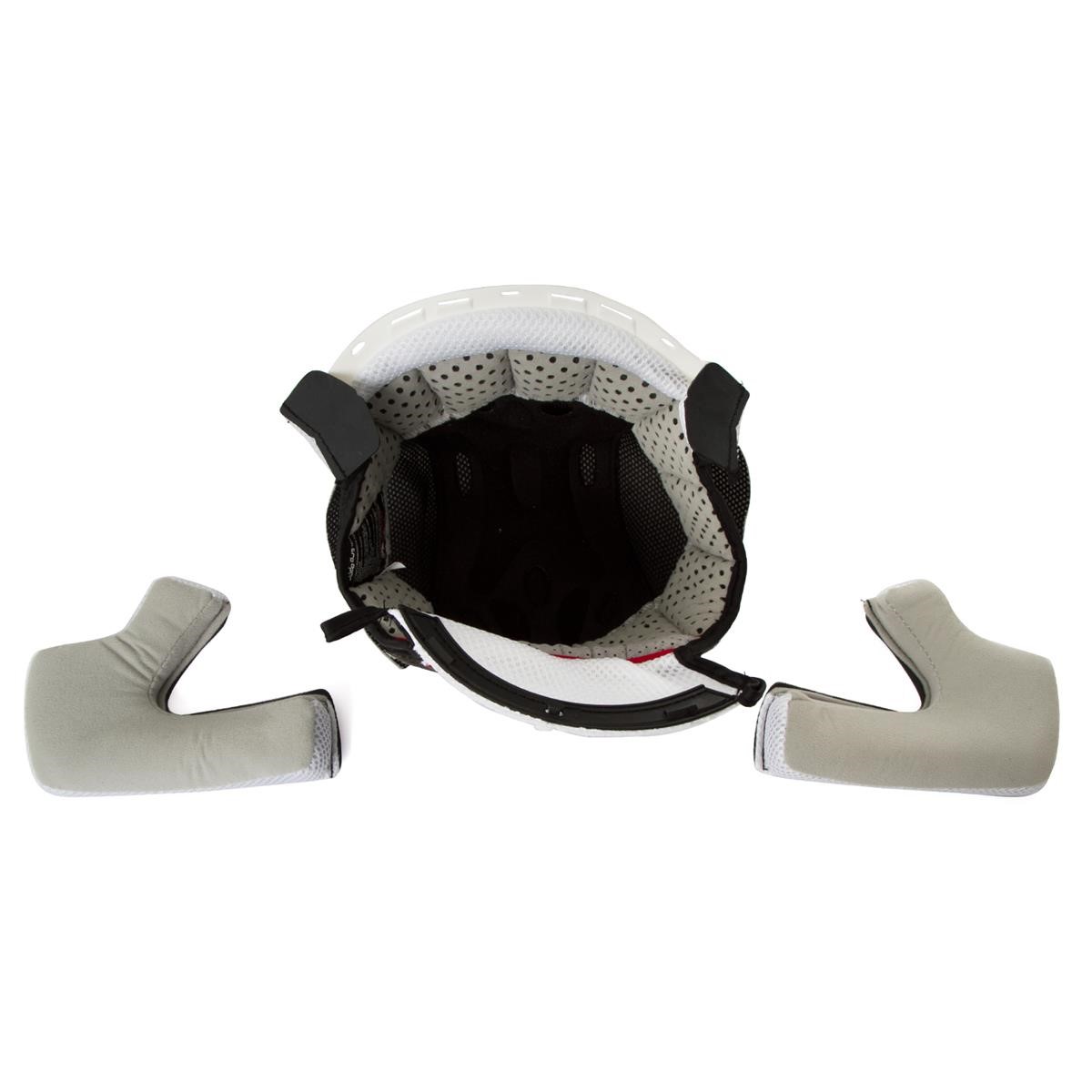 One Industries Helmet Lining/Cheek Pads Trooper White