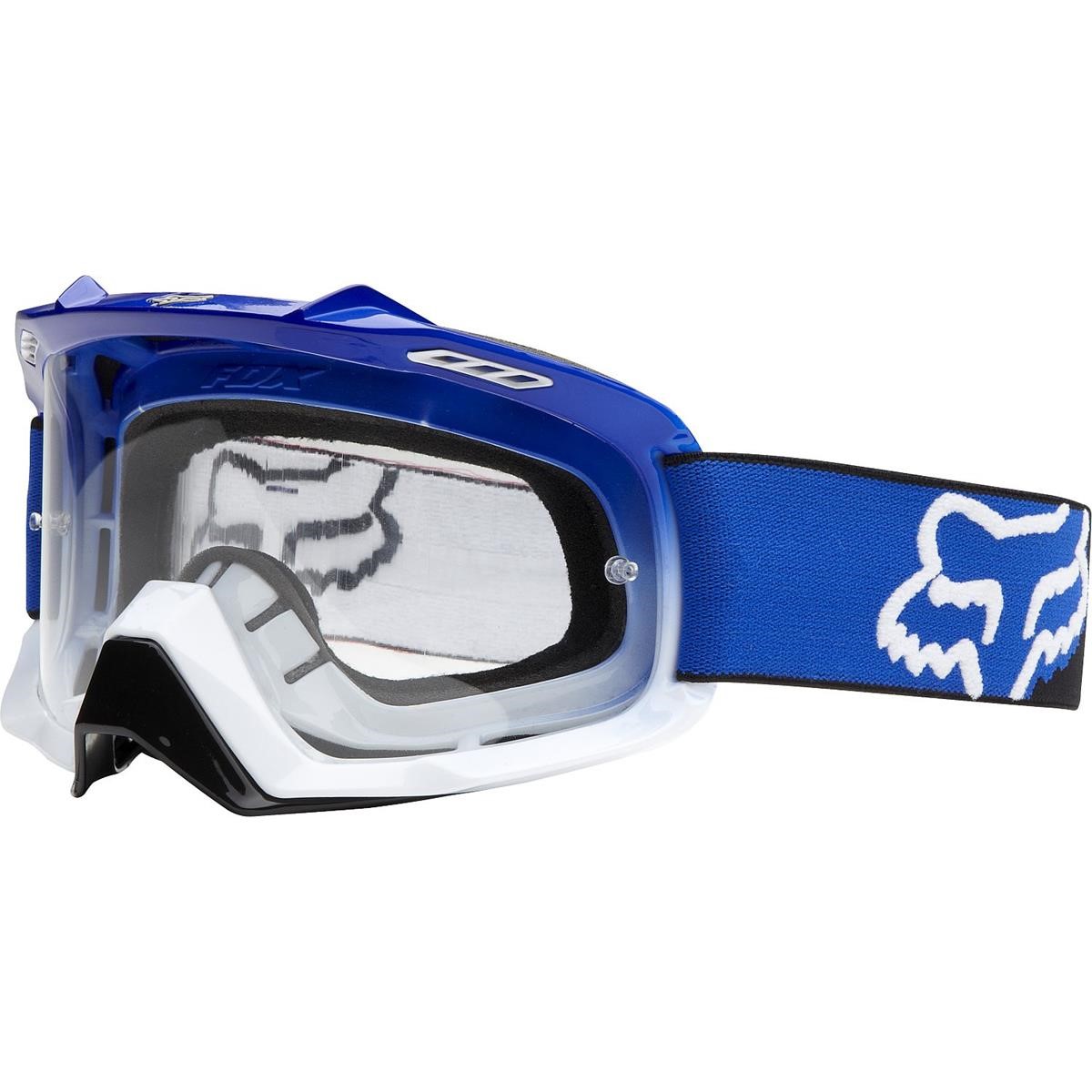 Fox Masque AIRSPC Race Blue/White Fade - Clear