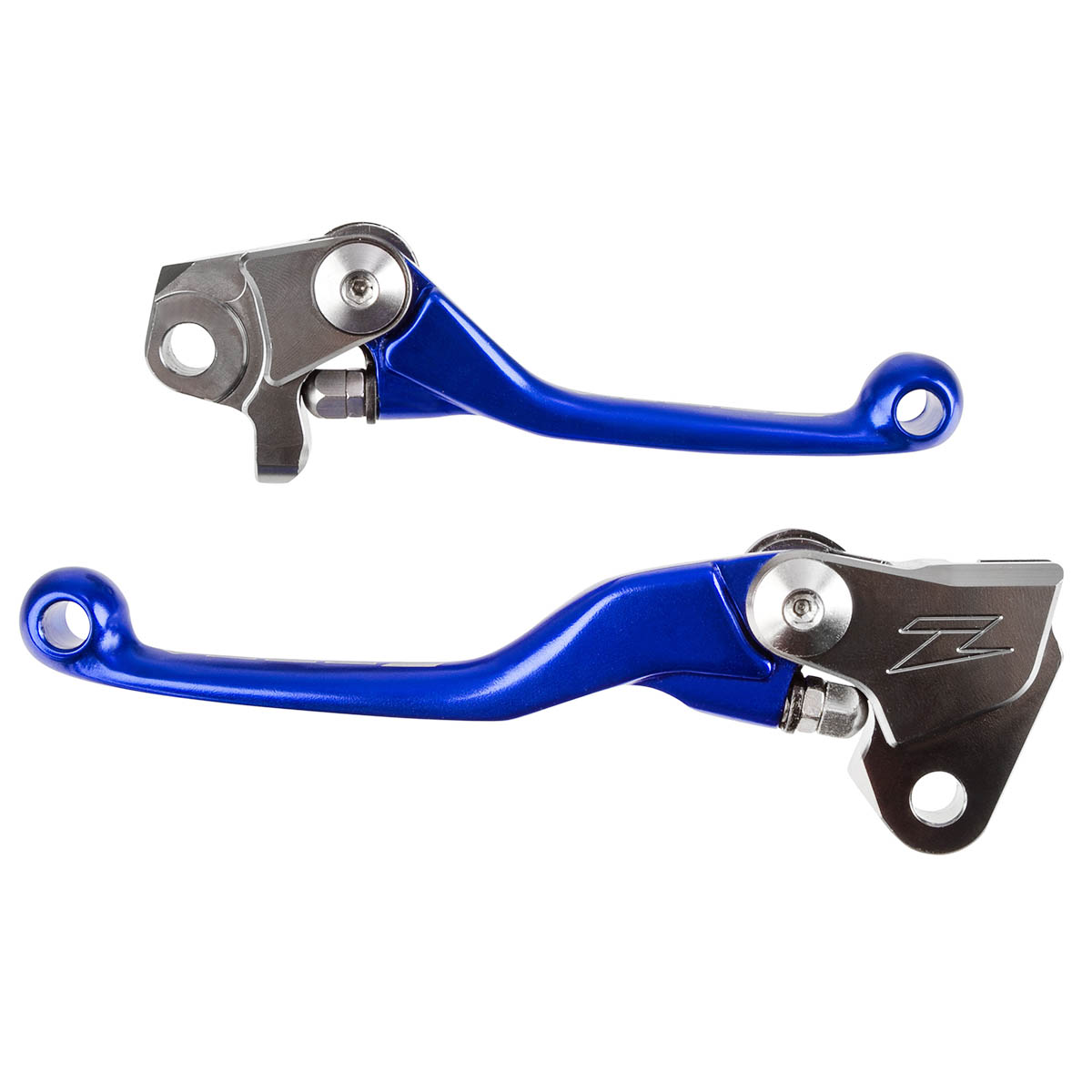 Zeta Brems-/Kupplungshebel-Set Pivot Kawasaki KXF 250/450, Yamaha YZ 125/250, YZF 250/450, blau
