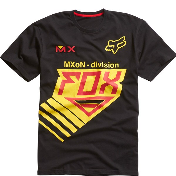 Fox Bimbo T-Shirt MXoN Black/Yellow - Ken Roczen