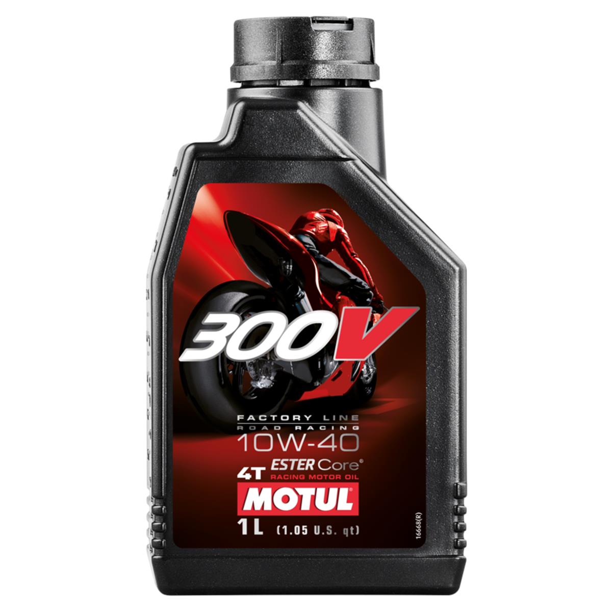 Motul Motor Oil 300V 4T 10W40, 1 Liter