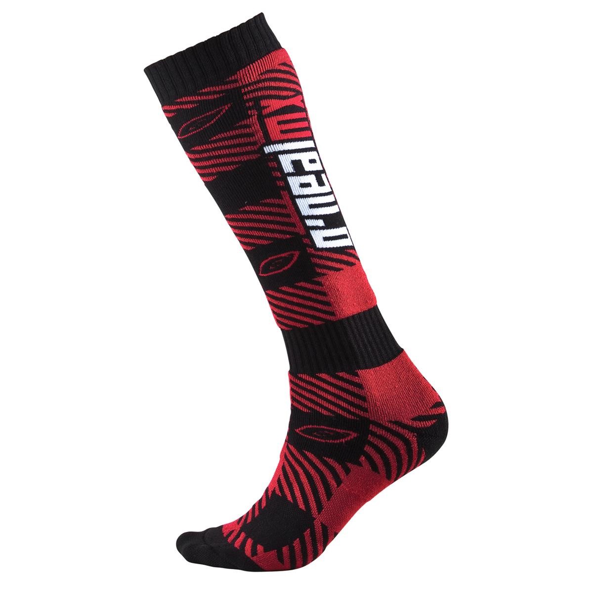 O'Neal Pro MX Socks Plaid Black/Red