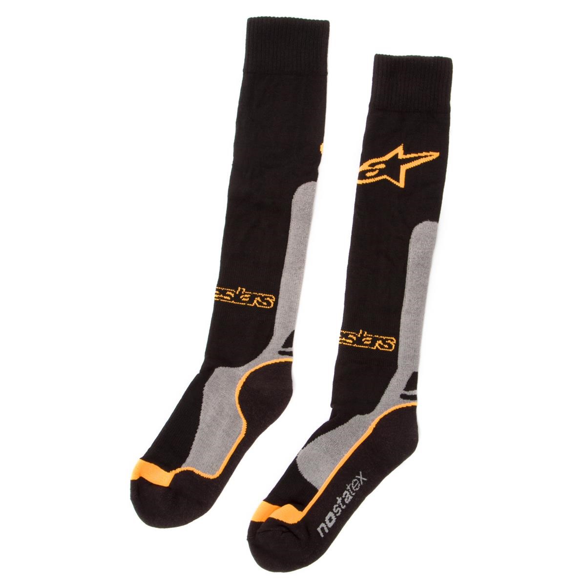 Alpinestars Socken Pro Coolmax Schwarz/Grau/Orange