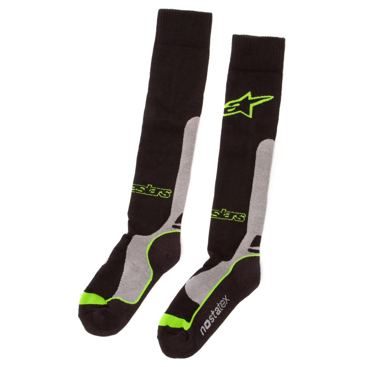 Alpinestars Socken Pro Coolmax Schwarz/Grau/Grün