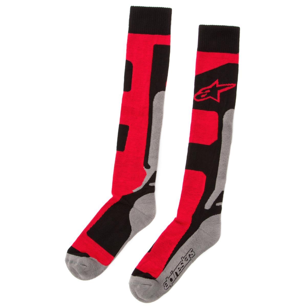 Alpinestars Socks Tech Coolmax Red/Black/Grey