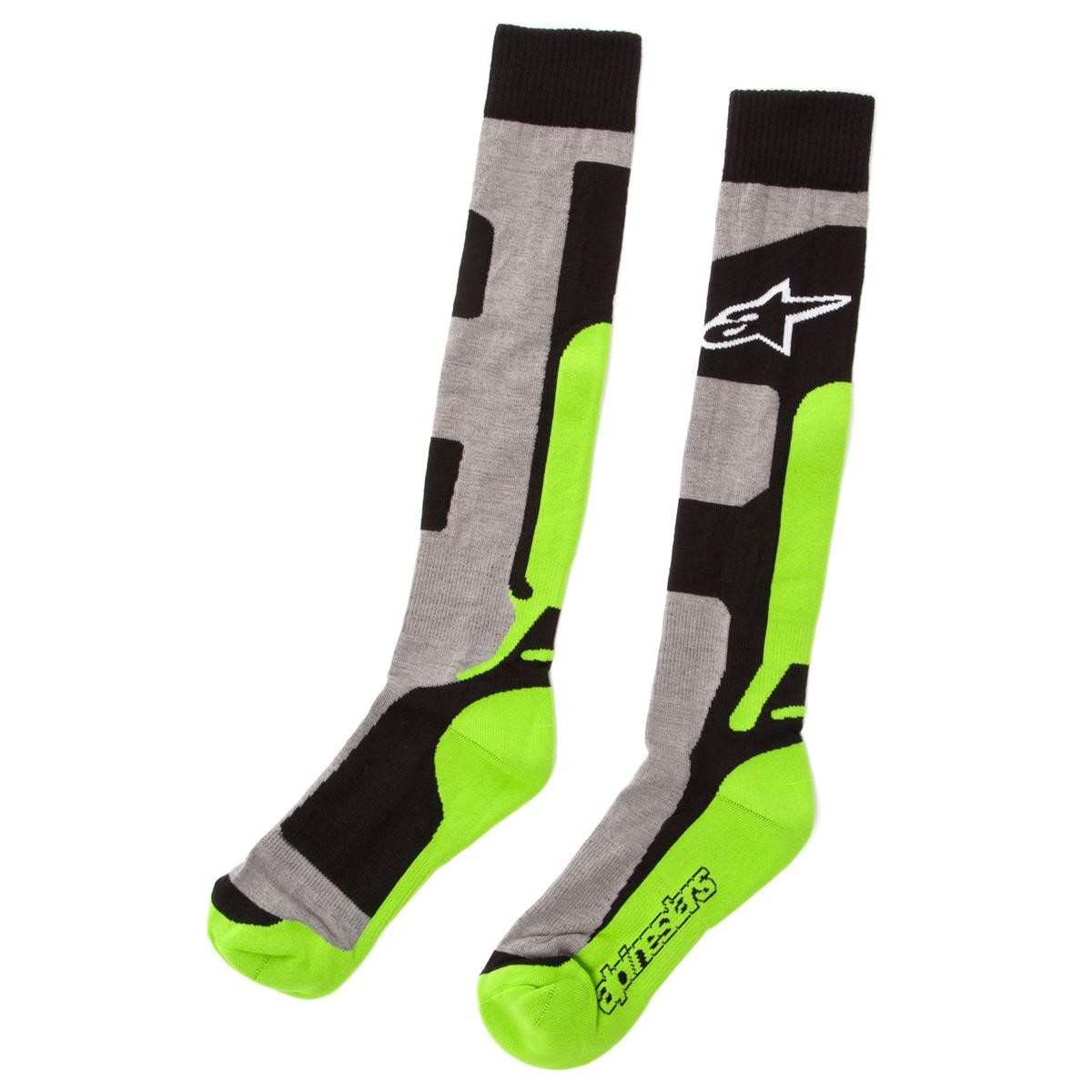 Alpinestars Socks Tech Coolmax Grey/Black/Green