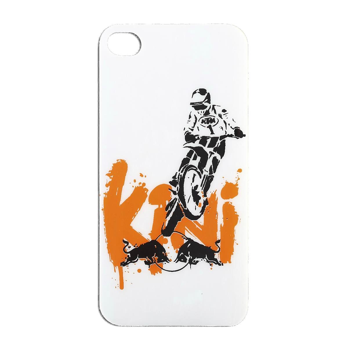 Kini Red Bull iPhone 4/4S-Sticker Stencil Weiß/Schwarz