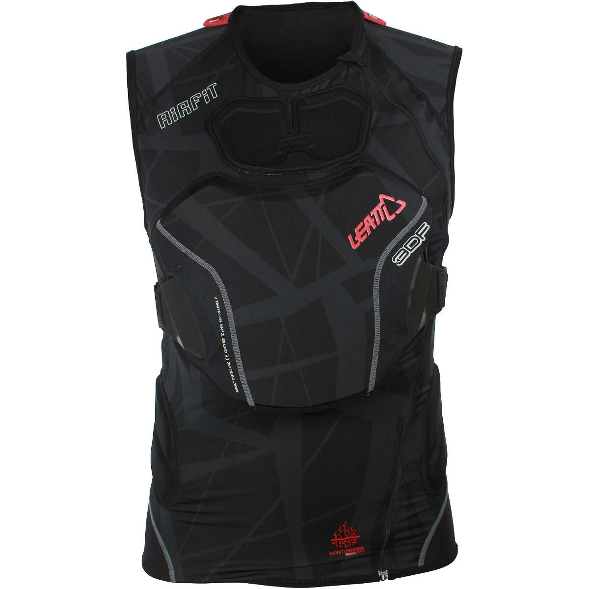 Leatt Ärmelloses Protektionshemd Body Vest 3DF AirFit Schwarz