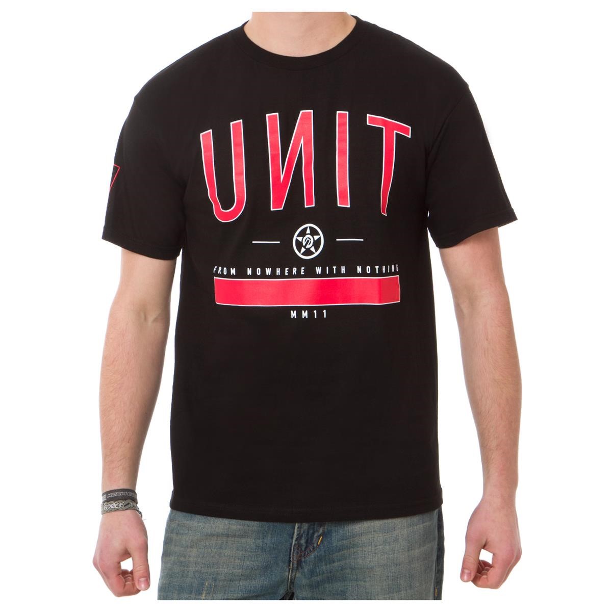 Unit T-Shirt Span Schwarz