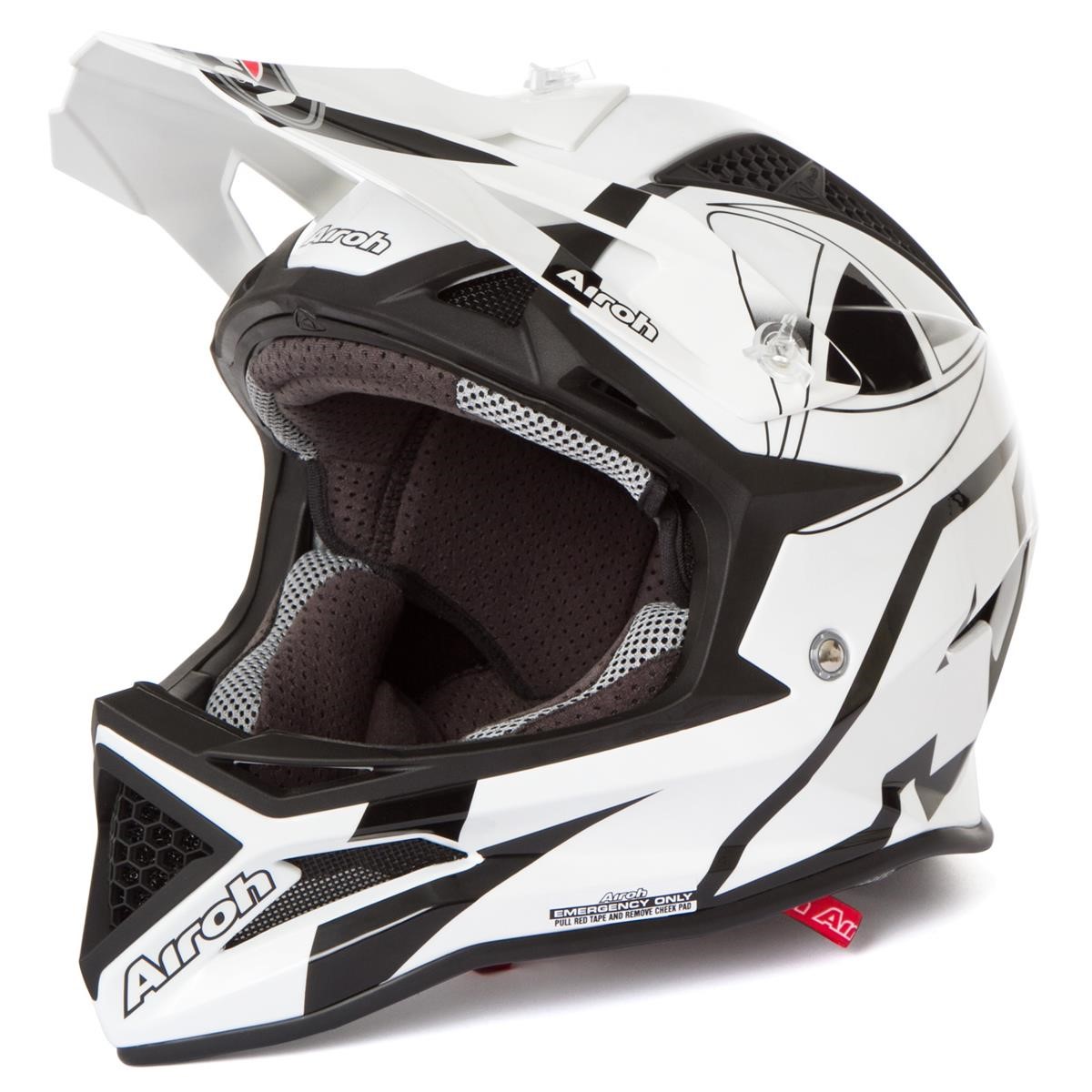 Airoh Downhill-MTB Helm Fighters Millenium - Gloss Weiß