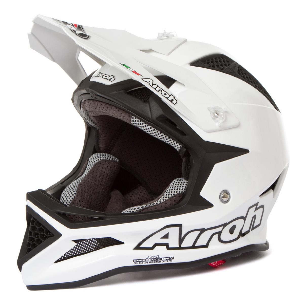 Airoh Casque VTT Downhill Fighters Color - Gloss White
