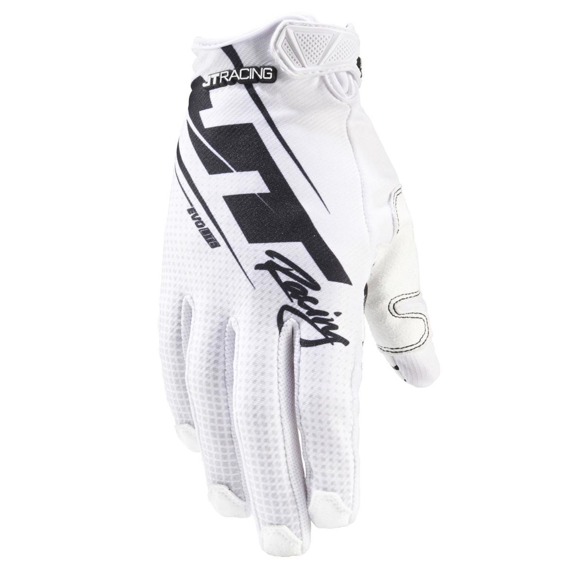 JT Racing USA Gloves Lite Slasher White/Black