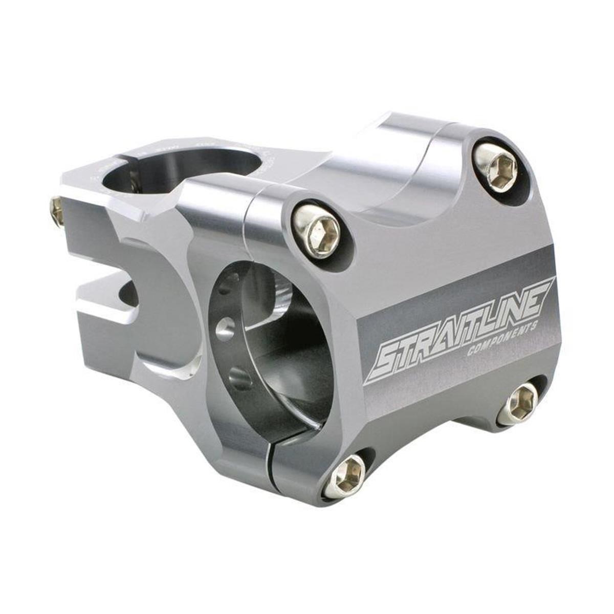 Straitline Components Attacco Manubrio MTB Pinch Titanium Grey, 31.8 mm, 35 mm