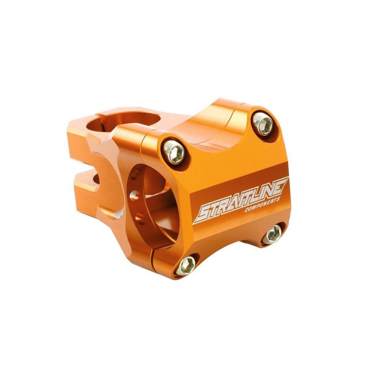 Straitline Components Attacco Manubrio MTB Pinch Orange, 35 mm