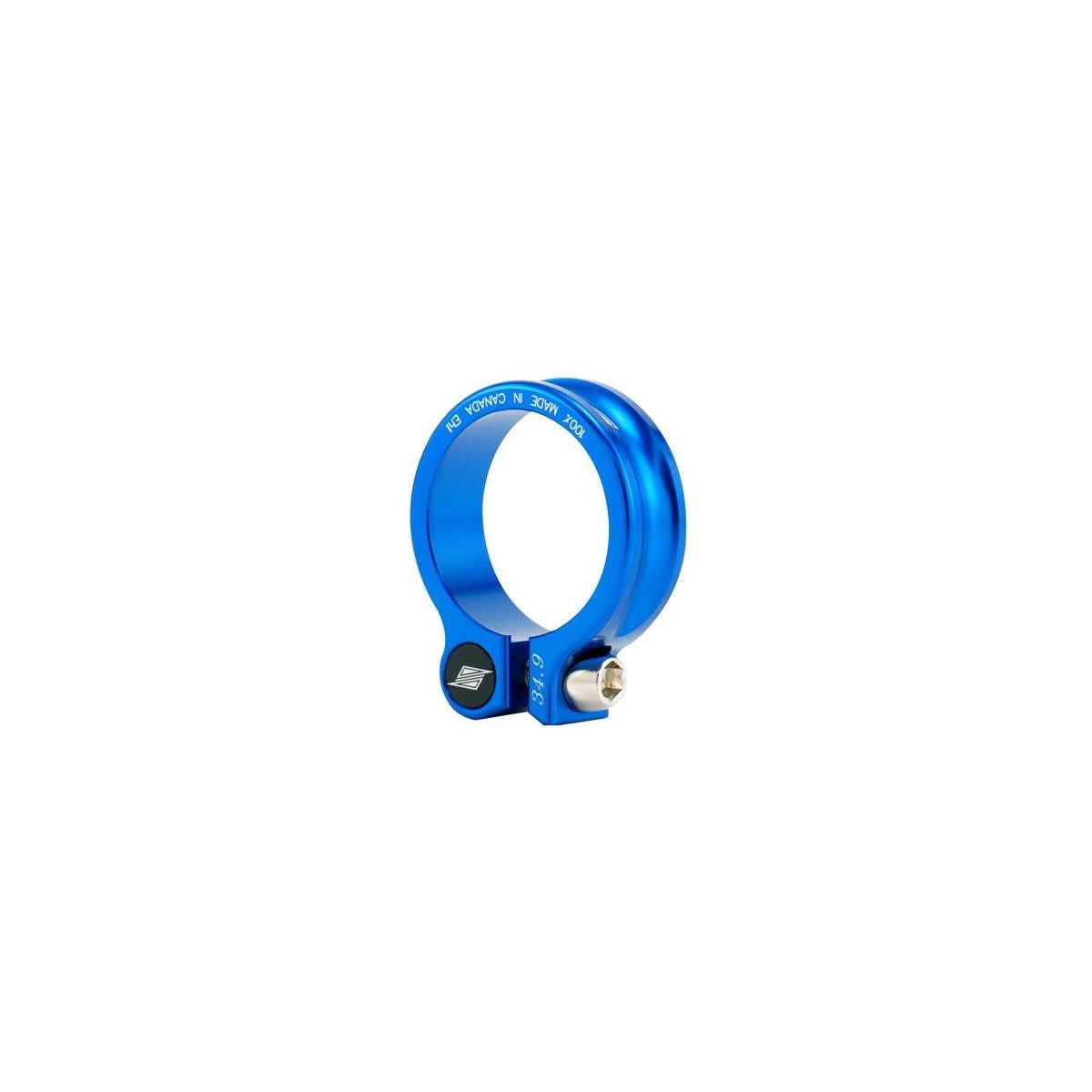 Straitline Components Collier de Selle Seatpost Collar Blue, 34.9 mm