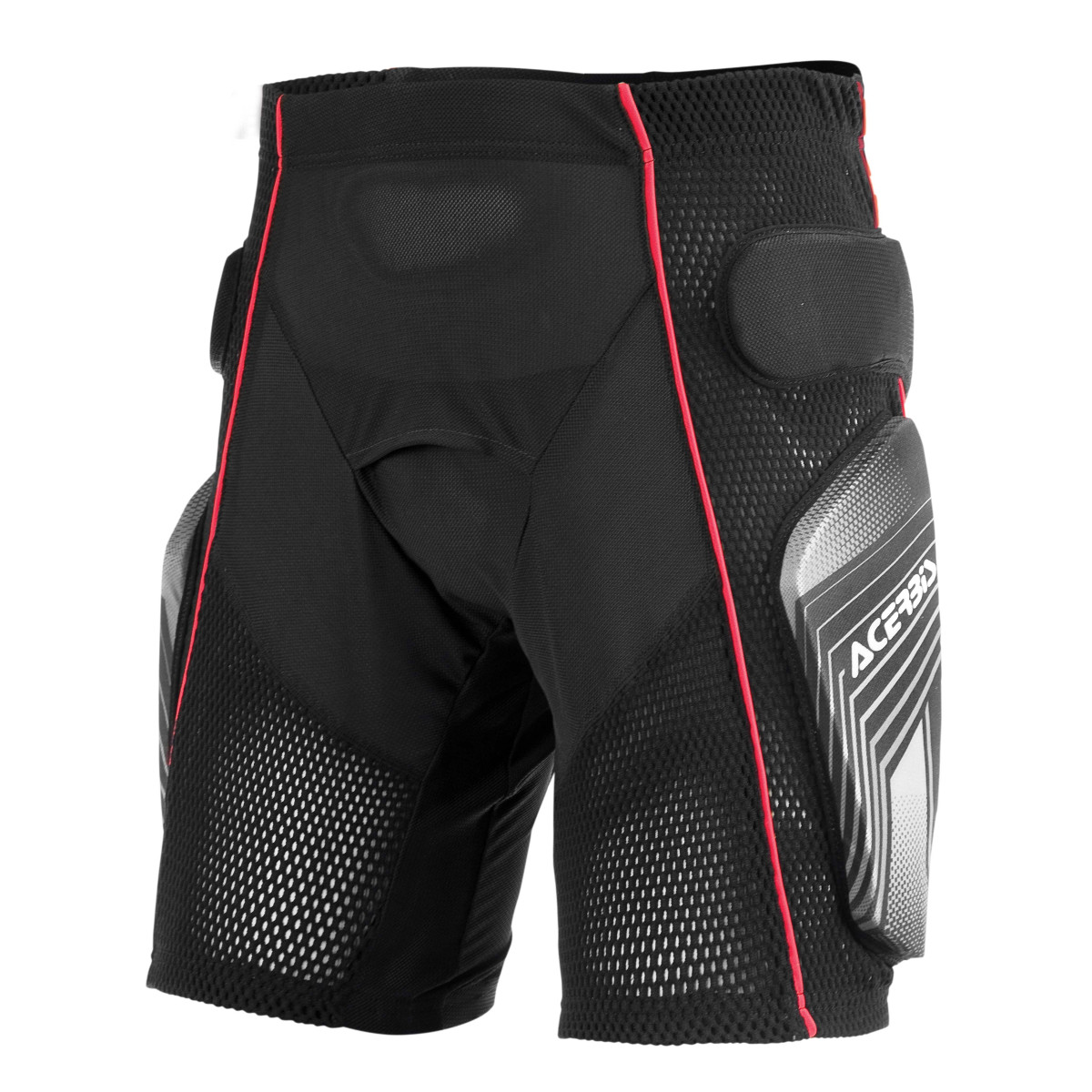 Acerbis Sous-Shorts de Protection Soft 2.0 Gris/Noir/Rouge