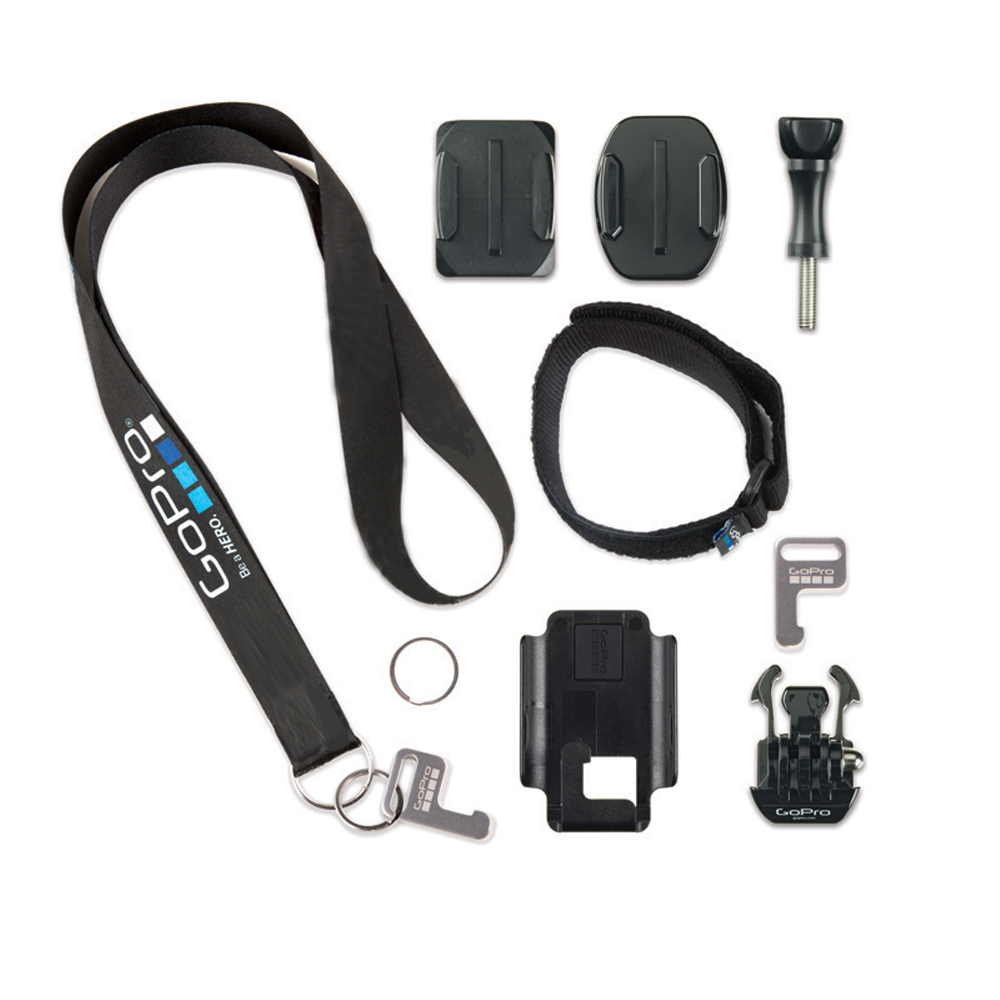 GoPro Zubehör-Kit Hero 4/Hero 3+/Hero 3 Smart/Wi-Fi Remote Mounting