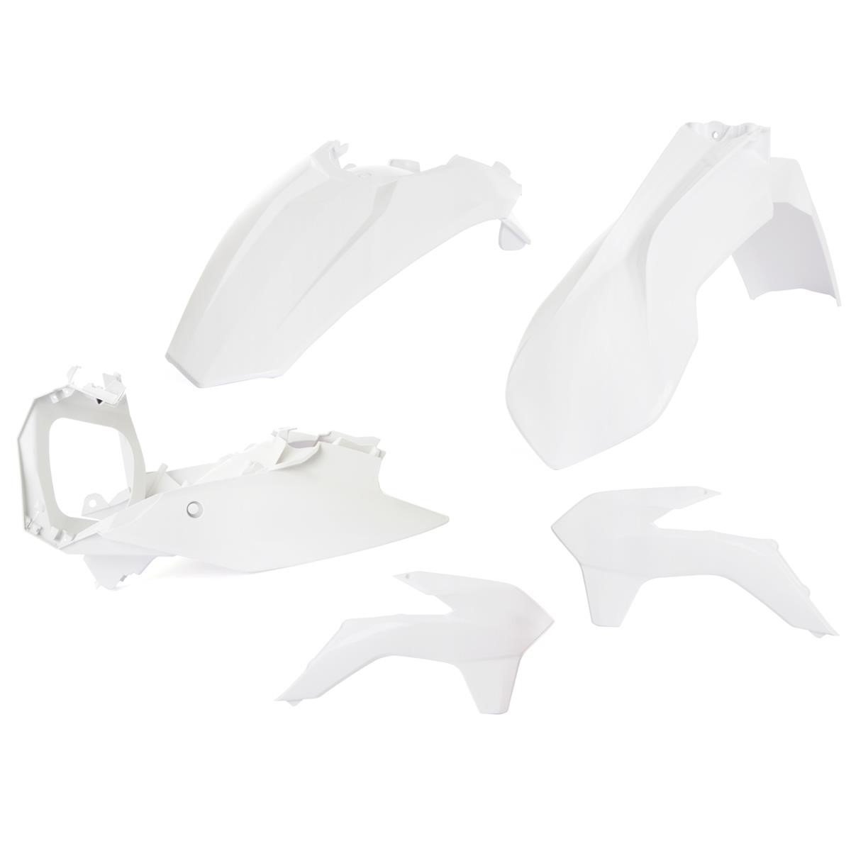 Acerbis Plastic Kit  KTM EXC 125/200/250/300, EXC-F 250/350/450/500, White