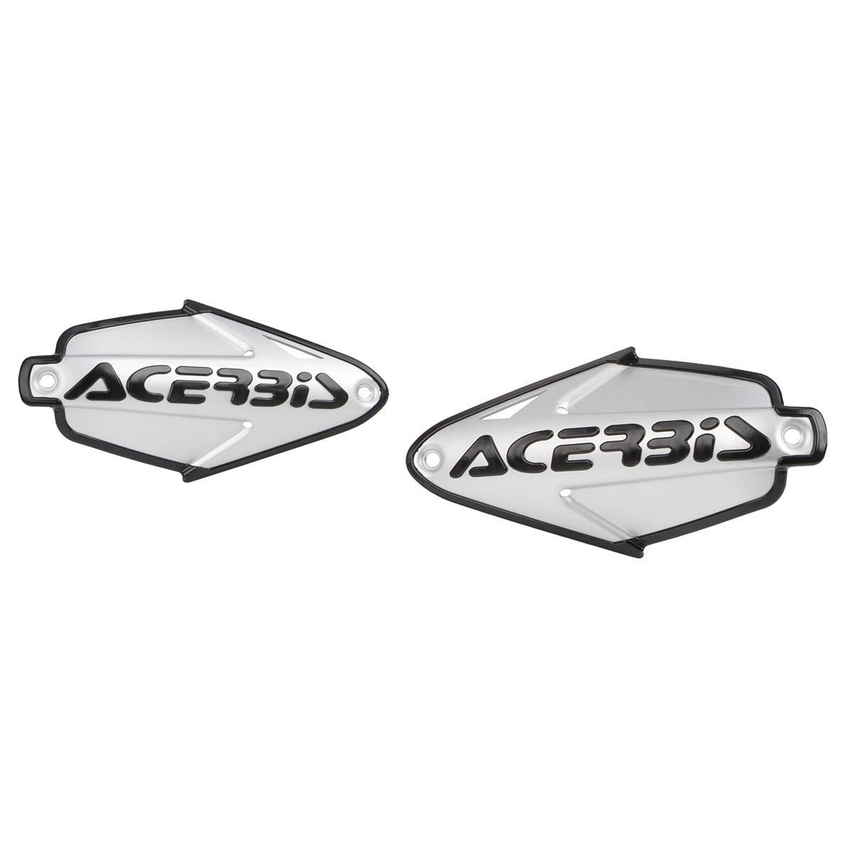 Acerbis Remplacement Plastique pour Protège Mains Multiplo R Aluminum, Argent