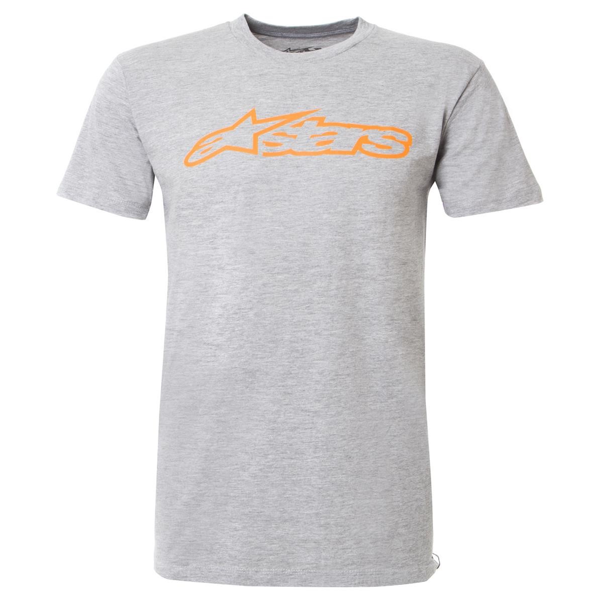 Alpinestars T-Shirt Blaze Grigio Heather/Arancione