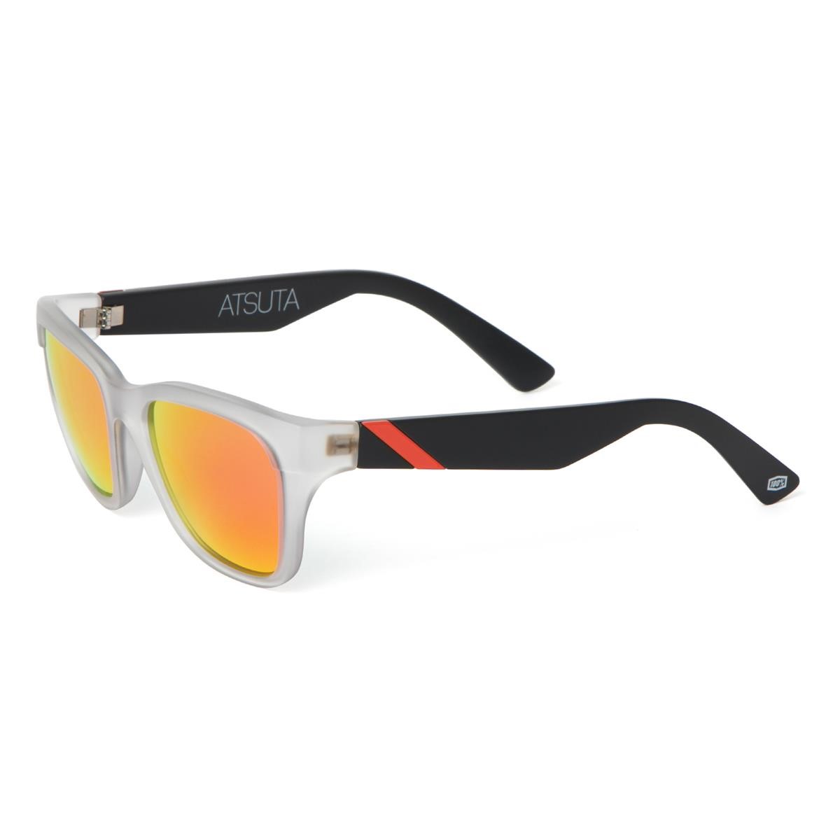 100% Sunglasses The Atsuta Grey/Orange mirror