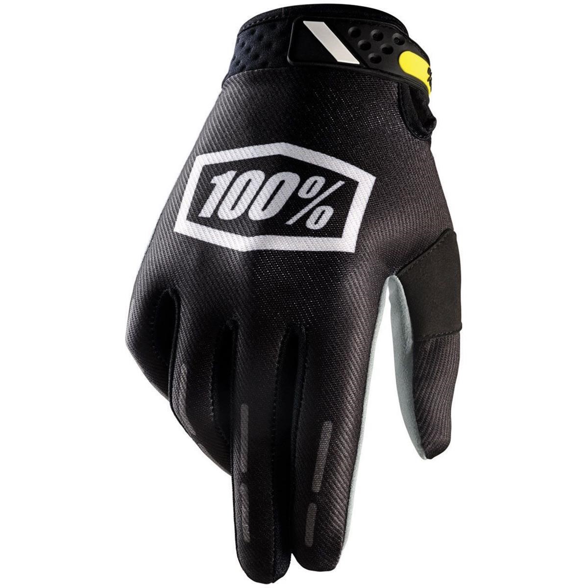 100% Handschuhe Ridefit Corpo Schwarz
